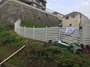 外構工事 - 神奈川県川崎市麻生区自由ヶ丘の工事風景